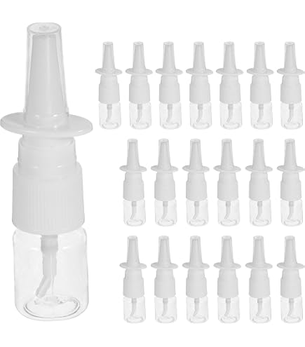 CMJ 3x Leere Nasenspray-Flaschen 5 Ml – Nachfüllbar, Feiner Nebel, Für DIY & Kosmetik