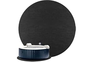 Nocapam Tapis De Revêtement De Sol De Piscine, Tissu De Sol De Piscine pour Piscine Hors Sol, Tapis De Sol en Feutre De Piscine Spa Absorbant Portable, Protection De Revêtement De Piscine