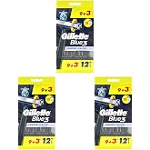 Gillette Blue3 Slalom Kullan At Tıraş Bı&ccedil;ağı 12'li (3 paketi)