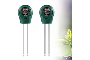 LUTHANDO Miernik wilgotności gleby do roślin, 3 w 1, miernik wilgotności roślin, miernik wilgotności gleby z PH/wilgotności/światłem, miernik gleby do prac ogrodowych, rolniczych i zewnętrznych roślin