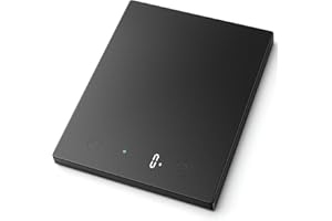 Homebuds 10kg Báscula Cocina Alta Precisión en 1g, Nuestra Propia Peso de Cocina Fábrica Profesional DESDE 2001, Balanza Cocina para Cocinar y Hornear, LED, 3*AAA Incluidas, Negro