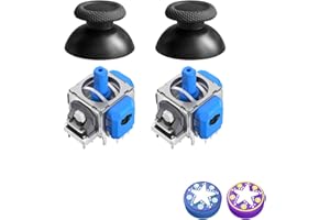 AKNES TMR Electromagnetic Joystick Replacement for PS5 DualSense / DualSense Edge Controller, Anti-Drift Stick Repair Accessories for Playstation 5 Controller - 1 Pair