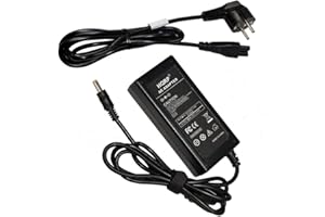 HQRP Adaptateur Secteur Compatible avec HP ScanJet 3000, 4850, 4890, 5530, 5590, 5590p, 7650, 7650n, L1910A, L1910AR, L1912A, L1912AR Scanner