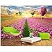 Produktbild Qwerlp Natur-Tapete Tulip Flowers Tapete Für Wände 3 D-Fototapete Kids Bedroom Wallpaper-450Cmx340Cm