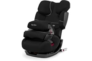 Cybex Silver Fotelik Samochodowy Dla Dzieci 2 W 1 Pallas-Fix, Do Samochodów Z Lub Bez Isofix, Grupa 1/2/3 (9-18 Kg), Od Ok. 9 Miesięcy Do Ok. 12 Lat, Pure Black (Czarny)