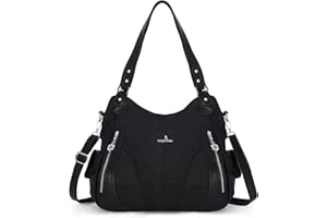 Angel Kiss Women's Handbag with Crossbody Strap Tote-Hobo, 13.84.711.8 inches