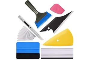 COPBOPWN Car Window Tint Kit Vinyl Wrap Tools Car Window Film Tinting Tools Window Film Tools Window Tint Film Car 8 in 1 Vinyl Wrap Kit with Squeegee for Window Tinting Tools
