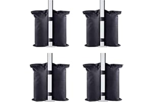 QOOLOO Pesi Padiglione Sacchi Di Sabbia,Set Di 4 Sacchi Di Sabbia Peso Borse,. 14kgpavilion Sandbags L Size,For Pavilionparty Tent,Flood Protection