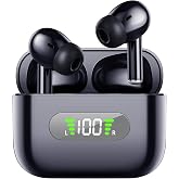 TRAUSI Écouteurs sans fil Bluetooth, écouteurs stéréo 2024 Bluetooth 5 TRAUSI Écouteurs sans fil Bluetooth, écouteurs stéréo 2024 Bluetooth 5