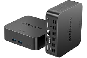 TECLAST Mini PC N20Pro, 16GB DDR4 512GB M.2 SSD Mini Computer, Intel Alder Lake N95 fino a 3.4GHz, Mini PC Per Triplo Display, WiFi 5, Bluetooth5.0, HDMI, RJ45, USB2.0/3.2, PC Fisso Per Ufficio