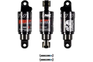 SHENZHENSHISHILILANTIANKEJIYOUXIANGONGSI CNCLOL Amortisseur arrière hydraulique pour VTT 125 mm/150 mm/165 mm/190 mm