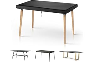 NOMIOU Pokrowiec na stół ogrodowy, pokrowiec ochronny na stół ogrodowy, odporny na warunki atmosferyczne, pokrowiec na stół ogrodowy, 150 x 90 x 15 cm