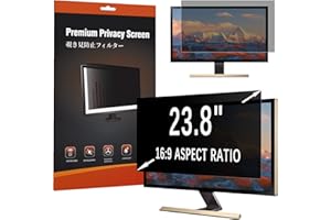 HaruYo Amovible Filtre de Confidentialité Premium pour 23.8 Pouces, Privacy Anti Espion Filtre, Anti-Lumière Bleu Film de Protection pour Écran d’Ordinateur & Moniteur 23.8" 16:9