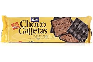 Tirma Chocobiscuit Black 160g | Galleta crujiente cubierta de chocolate negro intenso | Equilibrio perfecto entre textura y sabor | Ideal como snack o con café | Capricho irresistible.