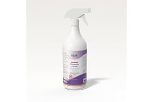 FLICKA Lozione Citronella e Geranio1l Cavalli - Protezione Immediata Contro Mosche,Tafani,Zanzare e Altri Insetti.Pratico Flacone Spray