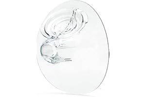 Elvie Pump Breast Shields- 21mm, 2 Nipple Shields Flange for Expressing Breast Milk, Baby Breastfeeding Accessories for Electric Breast Pump, BPA Free, Nursing Bra Compatible