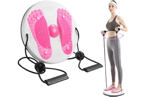 Nepfaivy Waist Sculptor Machine Twister - Waist Whispers Waist Twisting Disc for Home Exercise Workout, Waist Trainer Twisting Disc Board for Women Weight Loss/Body Shaping/Foot Massage