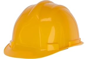 KERBL Casque PE Réglable Jaune, 53 - 61 cm