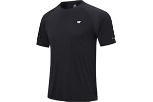 Huayuzh Simskjorta för män, kortärmad UV-skjorta UPF 50+ Rashguard utomhus badskjorta, sportskjorta, andas, surfing, vandring
