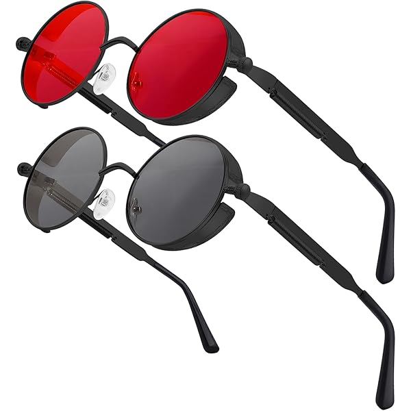 ROCKNIGHT Gothic Sonnenbrille - Polarisiert, UV400, Steampunk Style