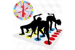 iPobie Twisting Gioco per Adulti Bambini,Divertente Twister Gioco,Family Floor Gioco da Tavolo di Equilibrio,Interattivo Giochi di Torsione