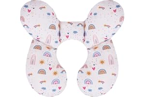 KAKIBLIN Baby Neck Pillow, Upgraded Baby Support Pillow, Head Pillows for Carseat, Newborn Neck Support for Car Seat,Pushchair,Travel