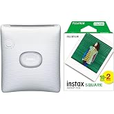 Instax SQ Link Beyaz Ex D Akıllı Telefon Yazıcısı ve 20'li Film