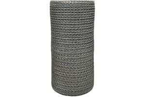 Fläta av rostfritt stål flexibelt trådnät för tätning av hål | Sprickor och ventilationsöppningar gnagarskydd silver 127 mm x 6M, för reparation, byte och felreparation