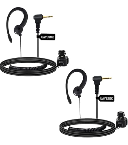 ULSOUMAX Compatible with Motorola In-Ear C Shape Headphones, PTT with Microphone, for Motorola SL300 SL1600 SL2600 SL4000 SL7550 DLR110 SL1K SL1M ULSOUMAX Compatible with Motorola In-Ear C Shape Headphones, PTT with Microphone, for Motorola SL300 SL1600 SL2600 SL4000 SL7550 DLR110 SL1K SL1M