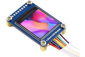Coolwell 1.3 Inch LCD Display Module for Raspberry Pi 4B+ 4B 3B+ 3B 2B+ Zero W WH 2W /Arduino/STM32 240 x 240 IPS Screen ST7789 Driver