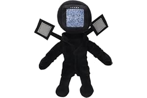 Vicyol S&D Peluche Toilettes Skibidi. Jouet de Jeu vidéo Amusant de Poupée en Peluche. Cadeau pour Enfants pour Garçons et Filles.