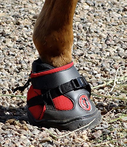 Preisvergleich Produktbild EF Jogging Hufschuhe (2) Ultra 14 rot