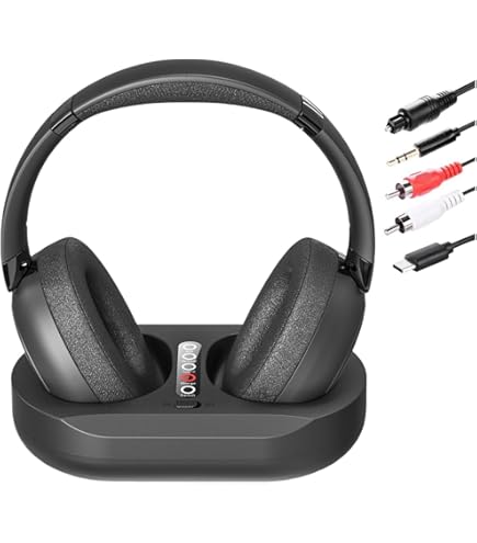 AIWA WHF930D Draadloze hoofdtelefoon voor de TV - Over-ear - Bluetooth - Met Optische