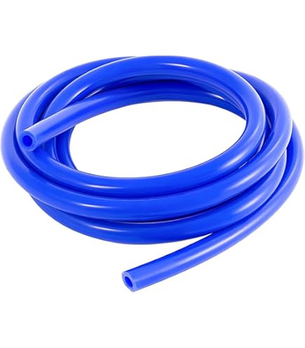 Hosifiy Blauwe siliconen vacuümslang 6 x 10 mm (ID x OD), 2
