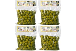 TERRAMIA Olive di Sicilia Nocellara (Olive verdi dolci di Sicilia in salamoia 4 per 500 g.) MEDAGLIA D'ARGENTO PREMIO NAZIONALE MONNA OLIVA