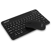 Acer Nano Pad Rechargeable Bluetooth Keyboard & Mouse Combo, 3 DPI Upto 1200 DPI, 78 Keys Anti Slip Back, Ultra Thin Design f