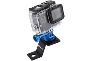 PULUZ Support Go Pro pour Moto, Support de Guidon avec Vis pour GoPro Hero12 Black Hero11 10 9 8 7 6 5, pour Insta360 Ace/Ace Pro, pour DJI Osmo Action 4