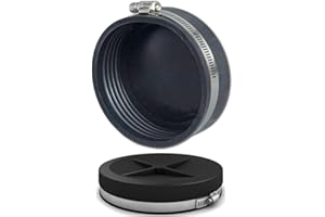 AquaForte PVC Elastomer, flexible Endkappe, Ø 50 mm/ 1 1/2" (Klemmbereich 50-44 mm), enorm flexibel!