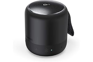 soundcore Anker Mini 3 Bluetooth-Lautsprecher, Kompakter Lautsprecher mit BassUp und PartyCast Technologie, USB-C, Wasserschutz IPX7, Individueller EQ
