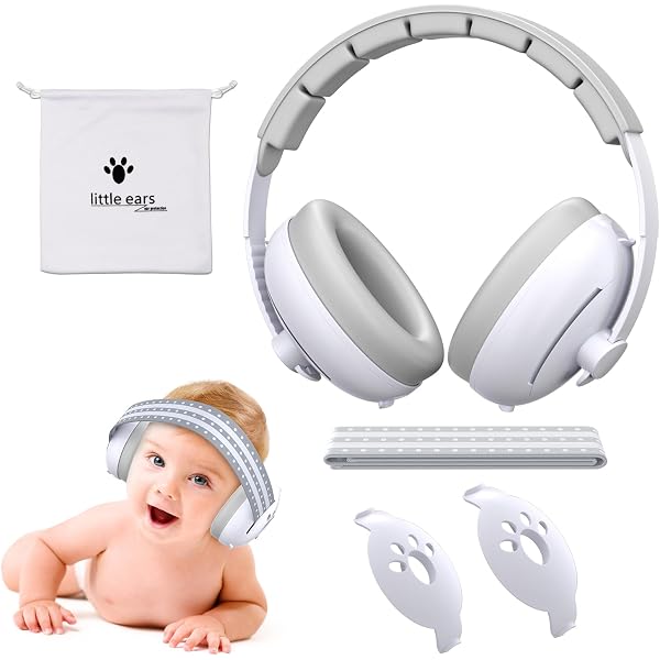 Protège-oreilles Bébé Réduction Sonore - Confortables Et Légers - Pour Avion, Concerts - 0-48 Mois