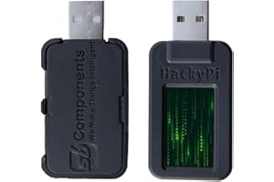 SB COMPONENTS HackyPi - Ultimate DIY USB Hacking Tool for Security Professionals and Ethical Hackers, DIY Programmable Hacking USB for Educational Purposes