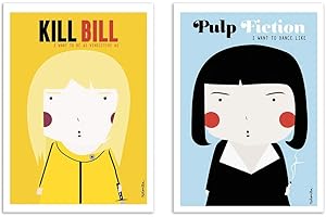 Wall Editions 2 Art-Posters 30 x 40 cm - Duo Tarantino - Ninasilla