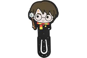 Paladone Harry-Potter-LED-Leselampe und Lesezeichen, zum Anklipsen, offiziell lizenziert, Hogwarts-Buchzubehör für Popkultur-Fans, Kinder, Teenager, Erwachsene, batteriebetriebene Minilampe