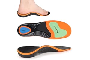 GemChve Semelles Orthopédiques, Semelle Voute Plantaire Confort,Applicable à Fasciite Plantaire, Epine Calcaneenne, Pieds Plats,Convient aux Chaussures de Sportet aux Sécurité Orange 41-42.5 EU