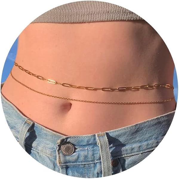 Set De 3 Chaînes De Ventre Bohème - Acier Inoxydable Réglable - Pour Bikini, Plage, Soirée - Bijoux Sexy