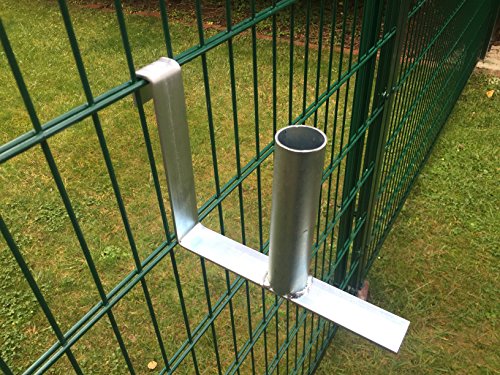 Abroller Montagehilfe für Zaunfolie Doppelstabmatten Zaun Sichtschutz PVC - 4