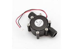 Nikou Generador de turbina de agua - Herramienta de carga de agua microhidro Generador de energía hidroeléctrica del cargador de agua de CC con 12V