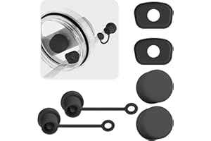 NEEPANDA Nearockle 6 sztuk pokrywek silikonowych, ochrona przed wyciekiem, kompatybilne z kubkami Stanley Cup 1,2 l i 850 ml, akcesoria do pokrywek, uszczelka