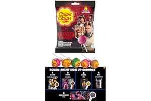 iChuches- Chupas de stranger things, sabores misteriosos de cada personage de la serie. (20 und, Right Side Up buenos)