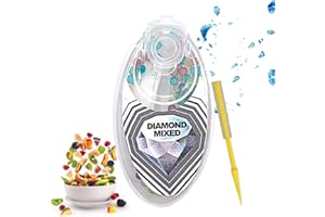 TOUKIE Capsule Gusti per Sigarette, 200 Palline Capsule al Mentolo - Capsule per Sigarette con Asta Filtrante, Filtro capsula di aroma al mentolo Dispenser Crushballs (frutta mista)